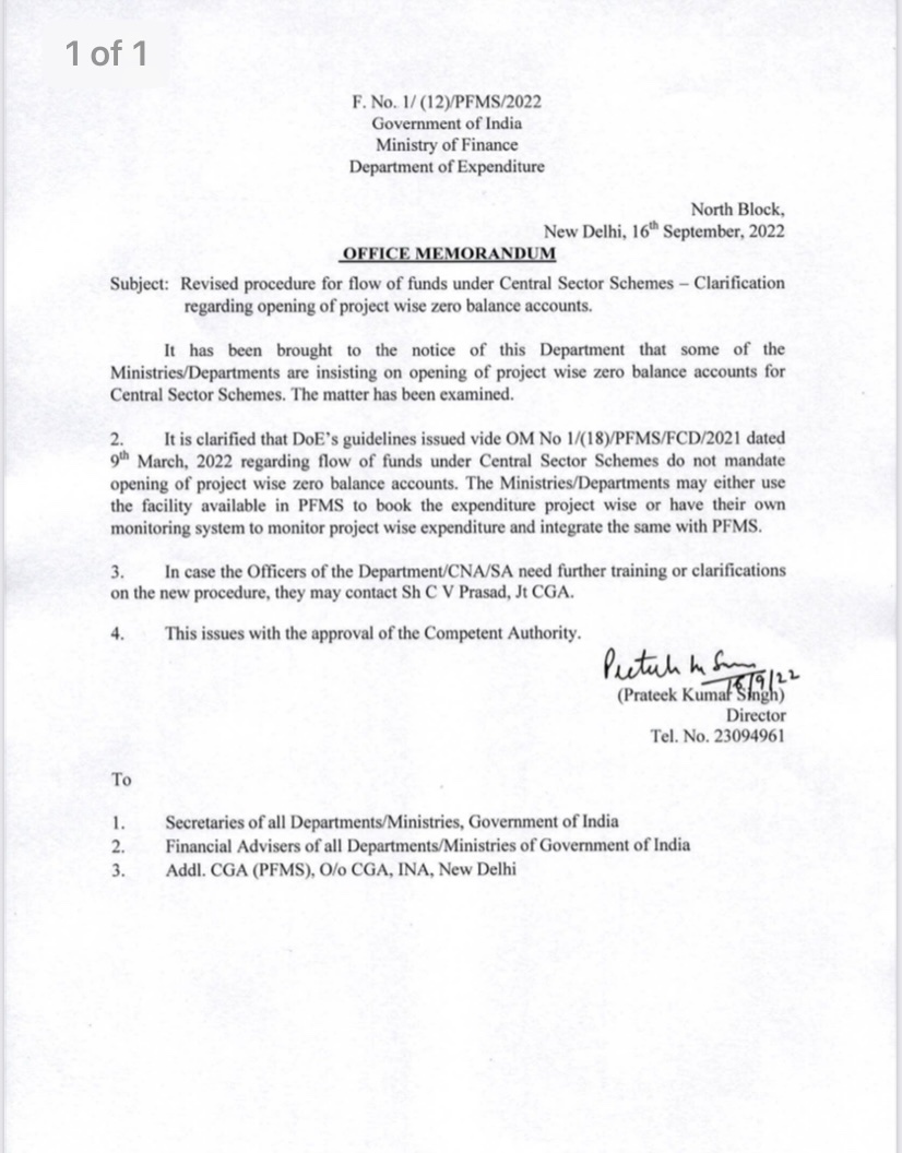 aalokelab's tweet photo. A rather fantastic news - the order that would created much trouble for funds disbursal has now been removed. Thanks @PMOIndia @narendramodi govt &amp; all involved for taking note &amp;acting swiftly. Much appreciated. Thanks to scientists like @abandopa for highlighting the issue 🙏🙏 https://t.co/o4yrRnYQF3