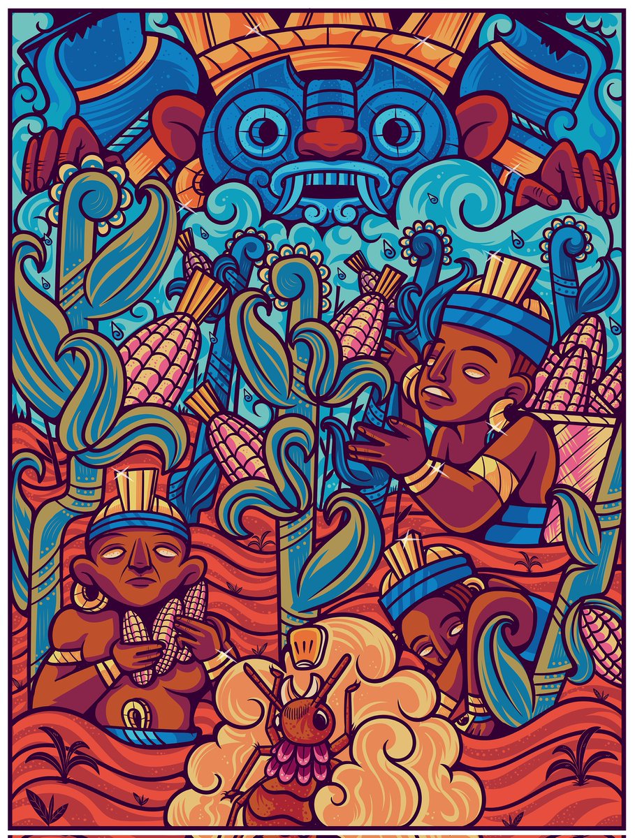 ElCapitanCopete's tweet photo. Quetzalcóatl y el maíz 🍃🌽🐲🐜
Quetzalcóatl le quiso dar un regalo a su pueblo, luego que de otros dioses utilizaran su fuerza y no pudieran hacer nada para ayudarlos a conseguir el preciado alimento, que tanto anhelaban. https://t.co/1Qzowt9PEI