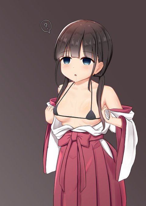 マイクロビキニを着る暗示をかけておいたので、ちゃんと着てきたか確認しました 