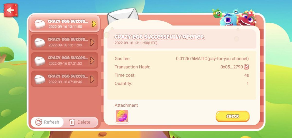Crazylandio's tweet photo. We have a News center where you can see all your messages!
When you buy, trade, transfer, or open any item, you will be informed here.

We have some great news coming this week!
Stay tuned... and maybe check the play store👀
Monday will be a great day 😉

#P2E #PolygonNFT  #Web3 https://t.co/hAo3Y9K62D