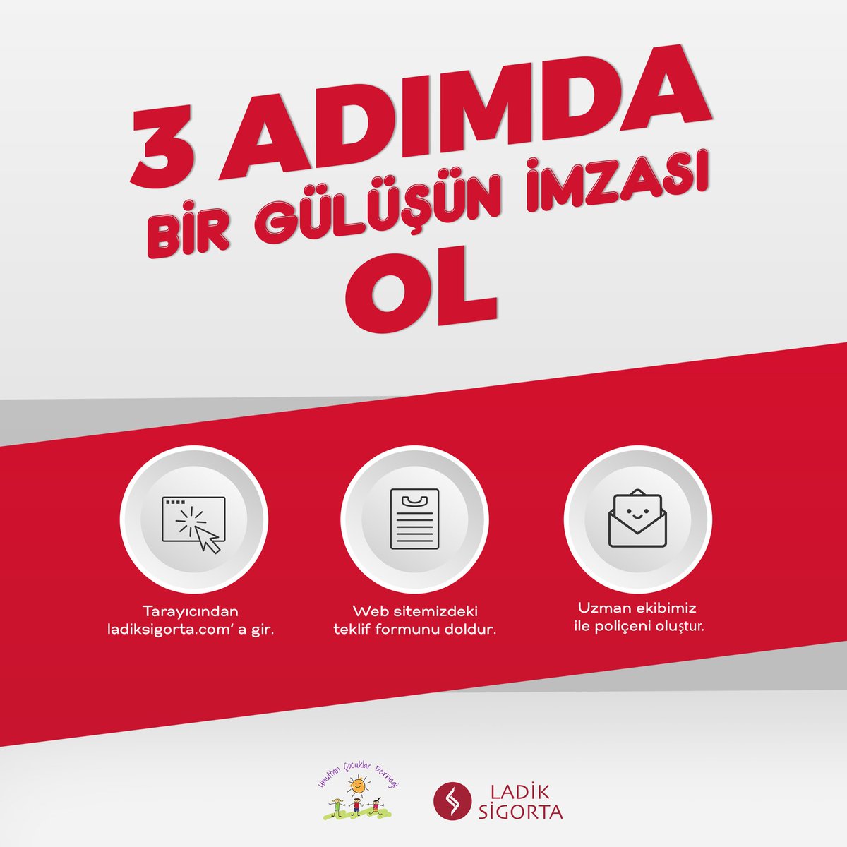 💢 İlk adımını <a href="/cemadrian/">cem adrian 💎</a> ile başlattığımız "Bir Gülüşün İmzası Olmak İster misin ? " projemiz dahilinde ladiksigorta.com üzerinden düzenleteceğiniz poliçelerinizin gelirlerini Umuttan Çocuklar Derneği’ne bağışlıyoruz. 💎
 <a href="/umuttancocuklar/">umuttancocuklardernegi</a>
#BirGülüşünİmzasıOlmakİsterMisin?