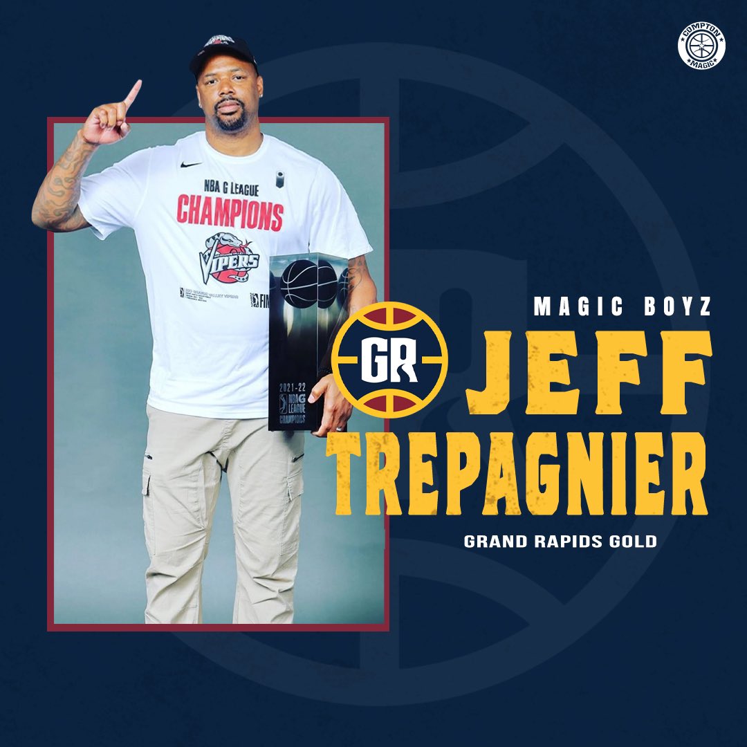 Jeff Trepagnier has been hired on Andre Miller’s staff for the Grand Rapids Gold
NBA G-League affiliate of the <a href="/nuggets/">Denver Nuggets</a> 
<a href="/jeff_trepagnier/">Jeff Trepagnier</a> played in the NBA for the Nuggets and now he is back with the organization. Let’s Work!
<a href="/rj_arvizu/">Ray Arvizu Jr.</a> <a href="/iJustWill/">Justin Williams</a> <a href="/DougJoseph/">Doug Joseph</a> @TonyBland04 <a href="/tetuck/">Coach Tuck💍💍💍</a>