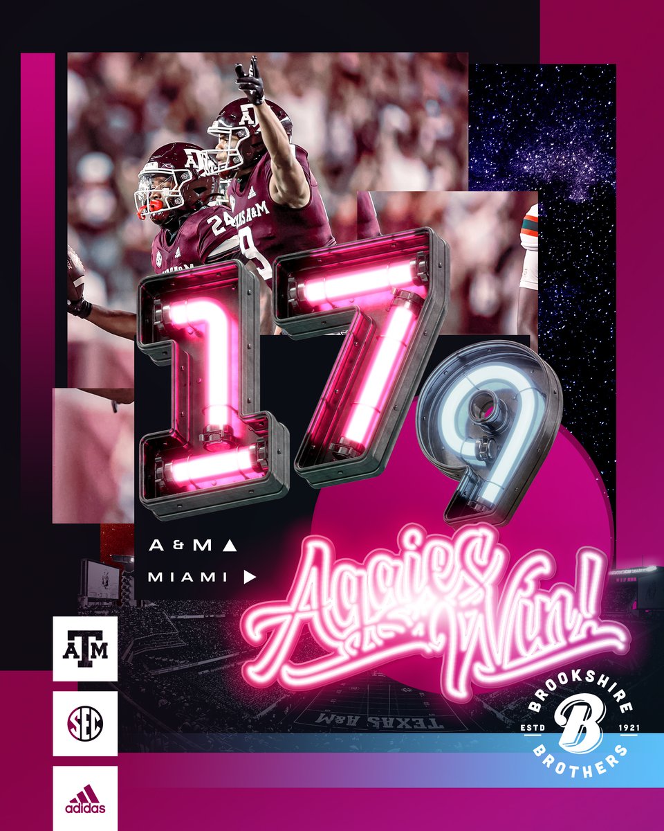 Turn the lights out! AGGIES WIN!

#BTHOMiami ✅