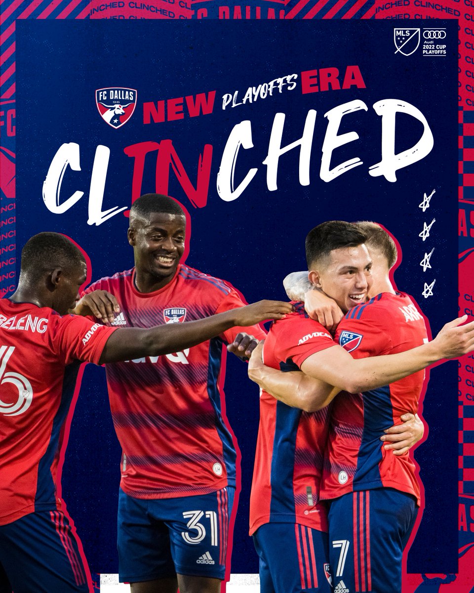 We're IN, are you? 

We're heading to the 2022 MLS Cup Playoffs!!!