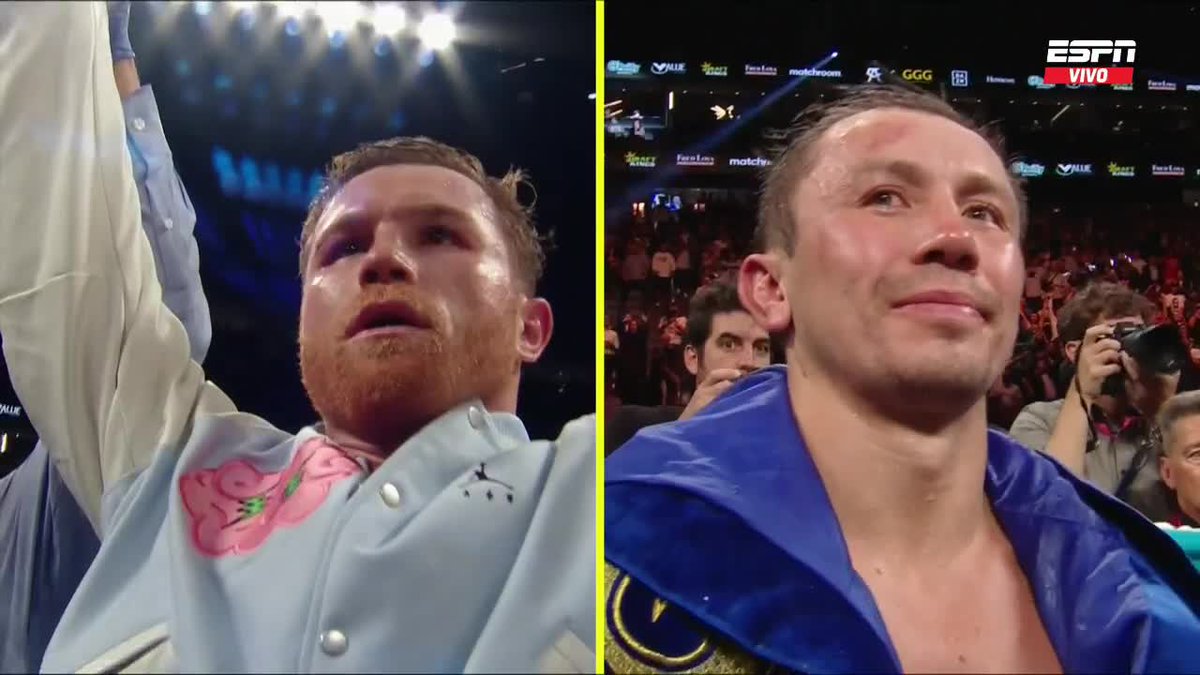 🥊 ¡#CANELO SIGUE SIENDO EL REY DEL PESO SUPERMEDIO!  

🇲🇽 El mexicano venció por DU (115-113; 116-112; 115-113) a Gennady #Golovkin y retiene sus  cinturones CMB, AMB, OMB y FIB. #CaneloGGG3 

📺 #ESPNenStarPlus!