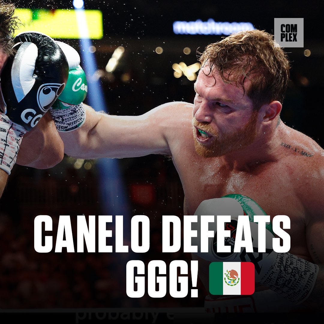 ComplexSports's tweet photo. CANELO 🇲🇽🇲🇽🇲🇽🇲🇽🇲🇽 https://t.co/SZsQ6doiCC