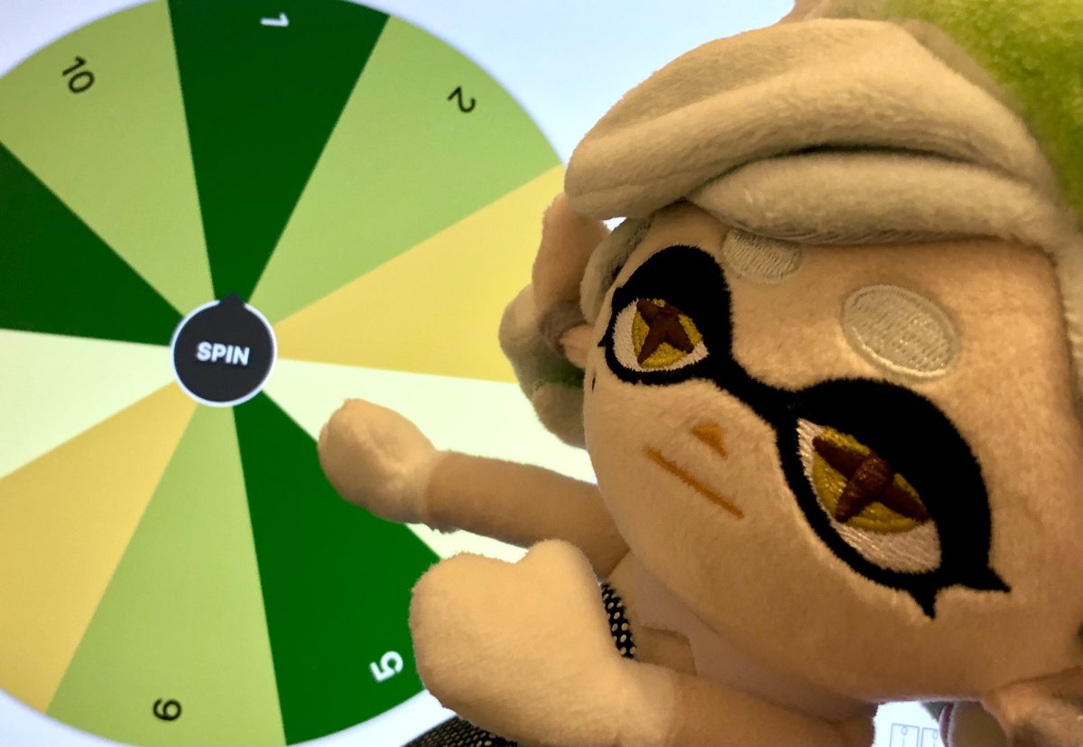 300 follower art raffle

Follow and reply with an OC or character ref and Marie plush will spin a wheel to randomly pick two for me to doodle
