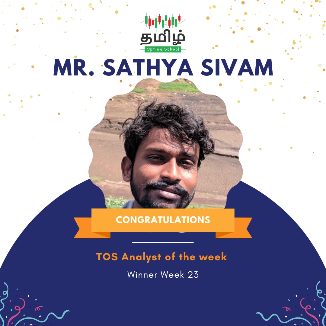 Tamiloptionschl's tweet photo. This week's 'Stock Analyst' and 'Quiz winner'. Congratulations.
Stock given: RUSHIL
#tamiloptionschool #quizwinner #stockanalyst #tospublic #futureandoptions #nifty50 #nifty #stockmarkettamil #sharemarkettamil #optionstrading #optionstradingtamil https://t.co/rjJbPccvVx