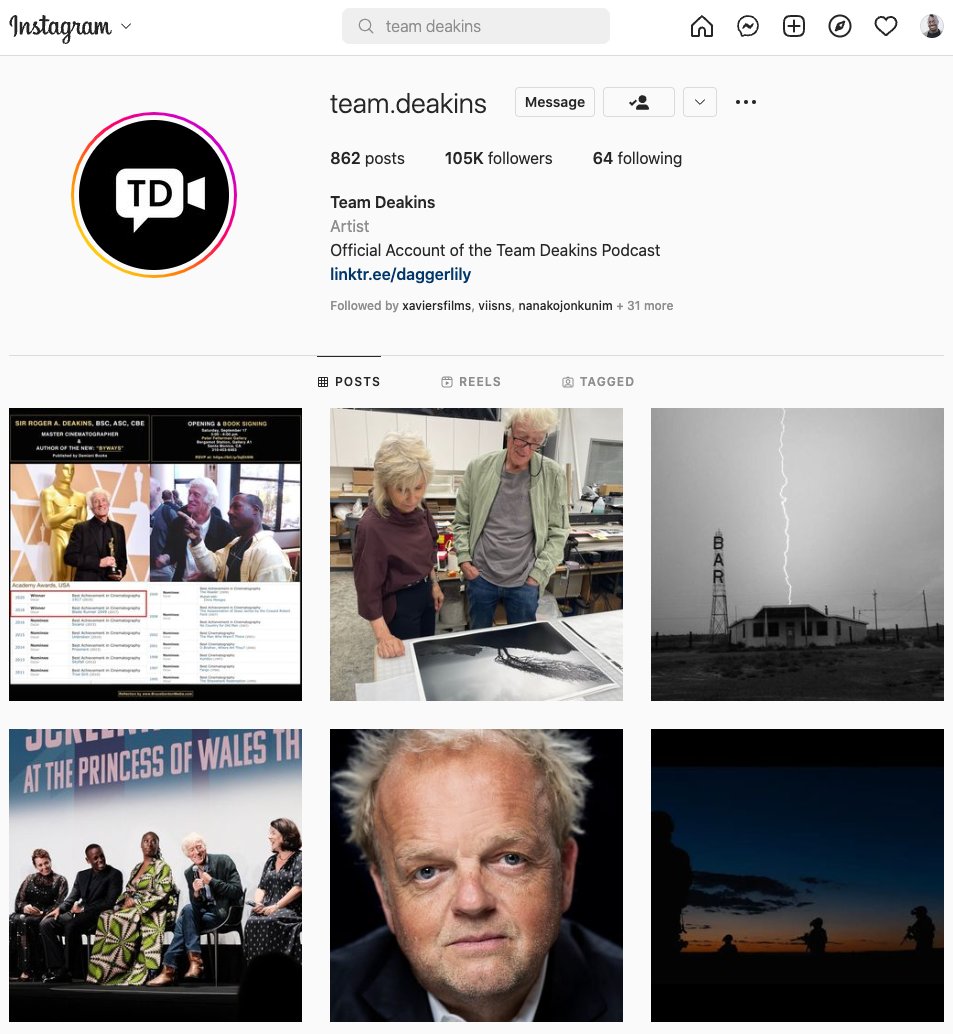 BruceGordonMedi's tweet photo. AGAIN, it's always a GREAT start to the weekend when SIR ROGER DEAKINS's Instagram page REPOSTS MY creative visual COMPOSITION!

#BlownAway #PleasantlySurprised #DeeplyHonored

~ Bruce B. Gordon
.
.
Original post: https://t.co/n7nWjgds4Z
.
.
Reflection by: https://t.co/wG0XvHoerT https://t.co/rl9Q19f14g