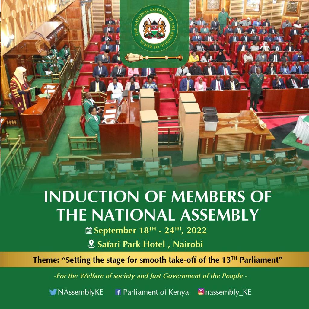 The induction of  Members kicks off tomorrow and is scheduled to run through the week.

The exercise which involves taking the legislators through the operations and procedures of the House, is geared towards equiping them with tools to effectively execute their mandate.