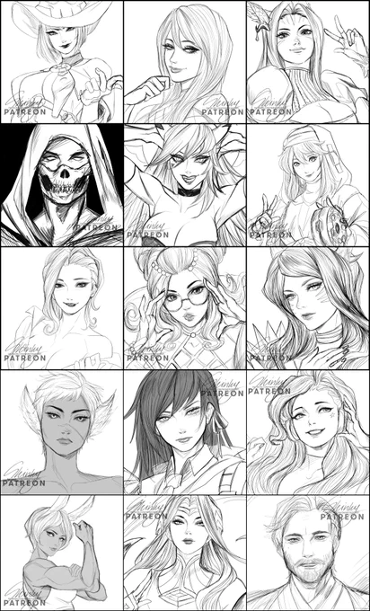 Sketch rewards for August Verdant Forest Patrons:
Tamira
Scarlet
Tiefelhunden
Retree
Xenodaemon
SonnyJ
Paptschik
Vaioretto(July and August)
Dscythe
Braver
Boris
Bjthewonko
Yourboydome
76nomad

Thank you for the patronage! 