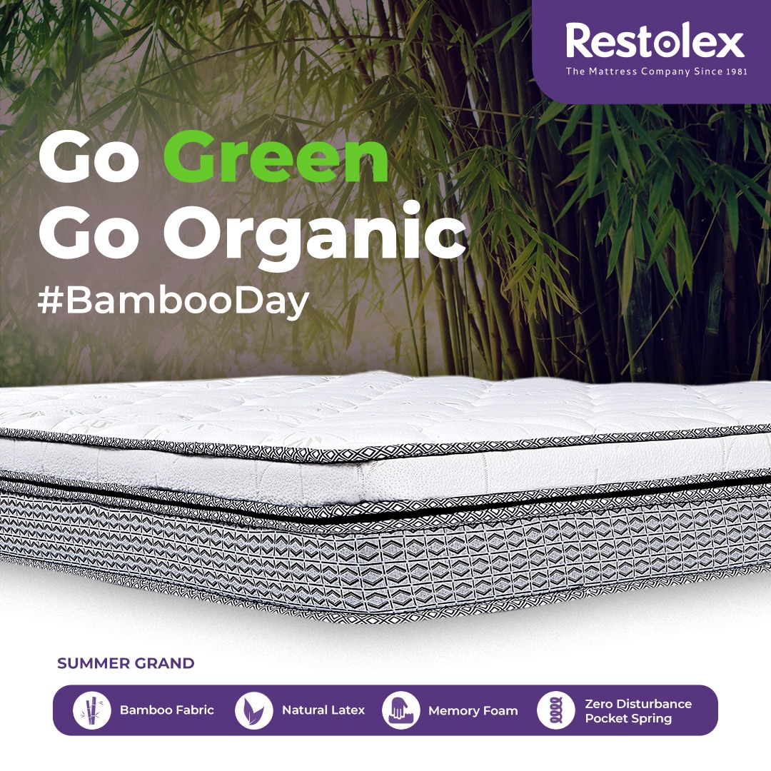 Restolex_'s tweet photo. On this #bambooday we urge our customers to experience the luxury of a cooling sleeping surfaces that will help them achieve restful sleep.
.
.
#BambooDay #BambooMattress #RestEasy #Mattress #Kerala # Bengaluru #Hyderabad #Restolex https://t.co/8wufQkfhp4