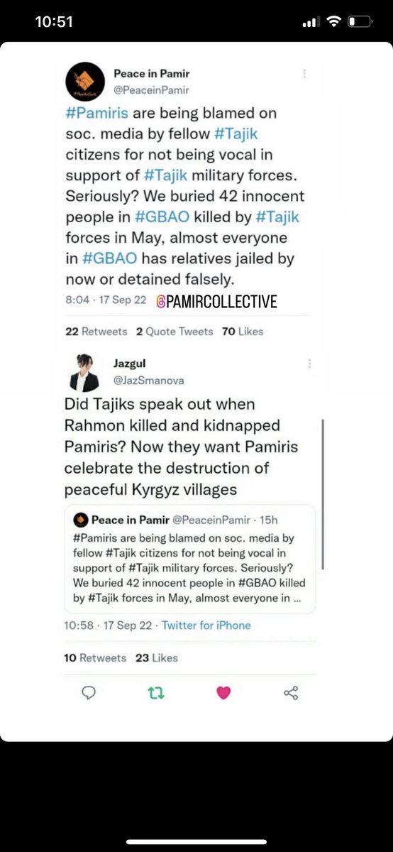 banigina's tweet photo. The audacity of Tajiks to blame Pamiris of not supporting Tajik military forces 🤔 https://t.co/WQ7skYEgrx