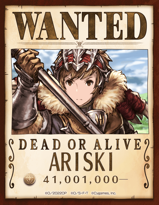 Ariski_setyo's tweet photo. Wahhh mantapppppp Captain ARISKI
Bounty: 41,001,000 Rupies!
#granbluefilmredcollab https://t.co/CB3lmUImUl