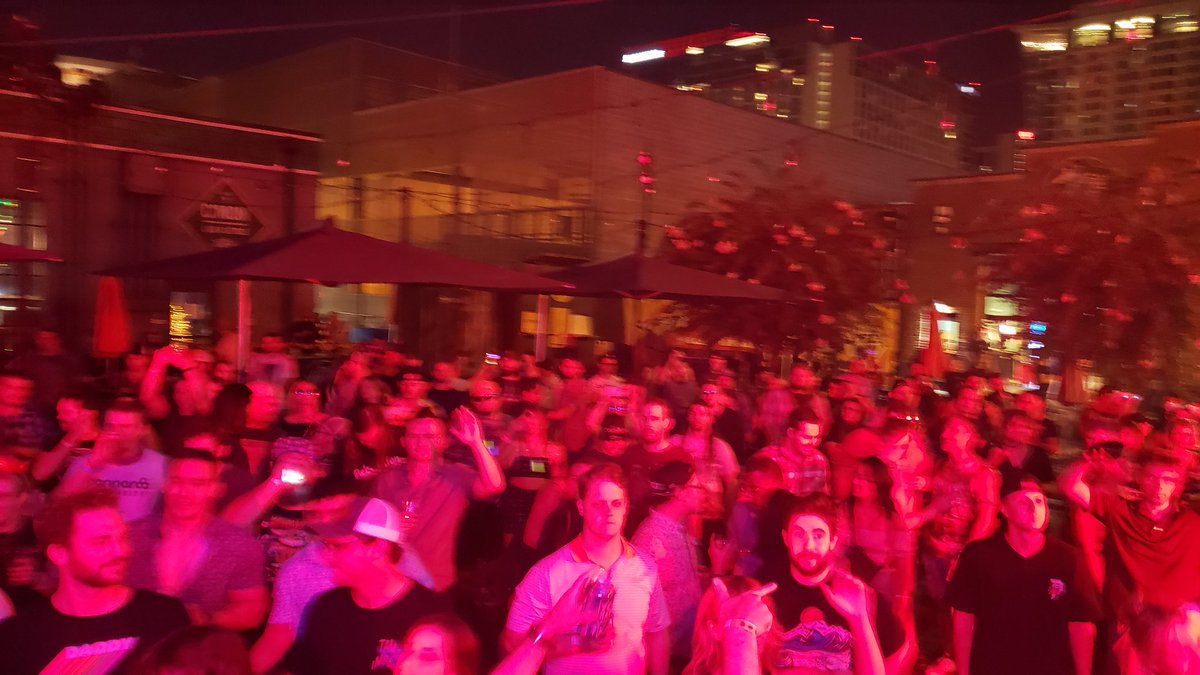 Tallboy270's tweet photo. @theglitchmob Absolutely smashed it tonight in Nashville. Killer old school jungle and drum and bass vibes. I dare say, the best edm set I've ever seen. I'm a bit biased though 🤙🏻 https://t.co/sRzp860oUR