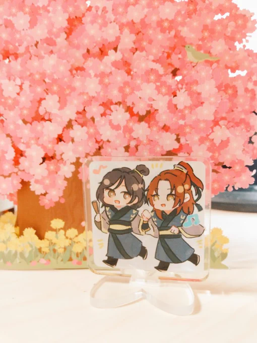 地獄の桑瑶ちゃんアクスタできました送料込みで700円市販の季節のポスカに合わせられるようになってます桑瑶ちゃんと四季を楽しんで下さい無常を感じたい方はぐらまで#sangyao 