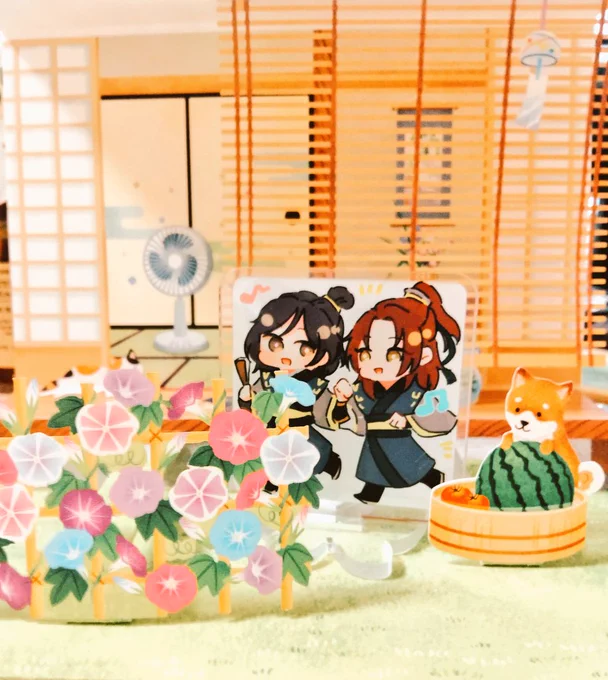 地獄の桑瑶ちゃんアクスタできました送料込みで700円市販の季節のポスカに合わせられるようになってます桑瑶ちゃんと四季を楽しんで下さい無常を感じたい方はぐらまで#sangyao 