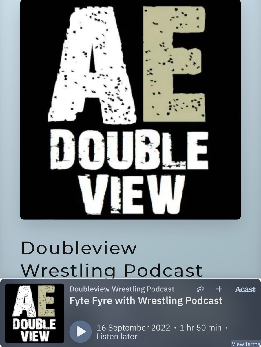 M_Contentcouk's tweet photo. We’ve just produced the latest #wrestling #podcast for @aedoubleview - it’s live now on all your favourite podcast platforms.

Listen to @CZHazard &amp; @Pitwar fyte fyre with wrestling. https://t.co/p2wQO3y85G