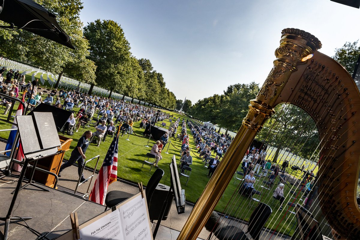 usabmc's tweet photo. Due to bad weather conditions, the #LiberationConcert planned for Sept. 18, 2022, at 3:30 p.m. at Netherlands American Cemetery has been cancelled. 

More information: https://t.co/ssY72R9QO8
#EuropeanHeritageDays #WeRemember https://t.co/nvPoyVBfMy