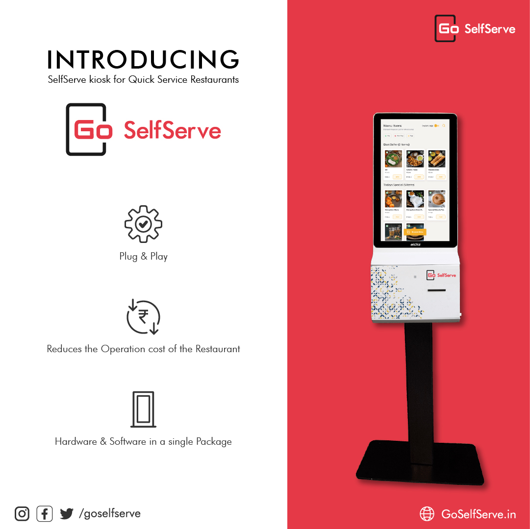 GoSelfserve's tweet photo. Say Hi to Aidio Go SelfServe Kiosk designed &amp; built keeping Quick Service Restaurants in mind | Kiosk as a Service | Made in India | https://t.co/CDuIQnSb2K

#goselfserve #kiosk #selfservice #qsr #restaurant #newproduct #innovation #aidio #aiddition https://t.co/SCPLoZQzT8