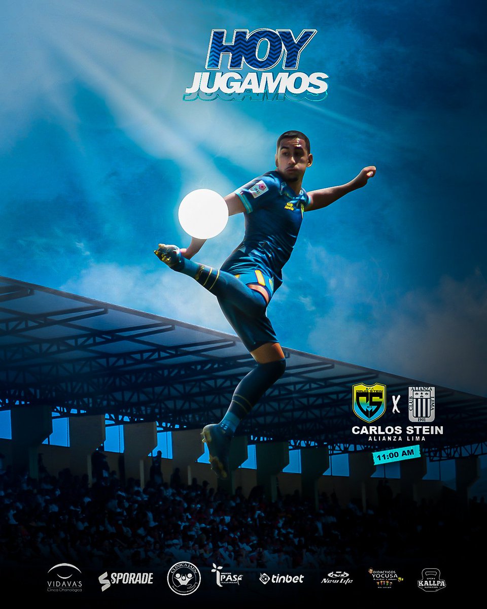 Hoy jugamos💪⚽
🆚 <a href="/ClubALoficial/">Club Alianza Lima</a>
🕒1:00 pm
🏟️ Estadio Victor Montoya Segura - JAEN

#CarlistaDeCorazón 
#VamosStein 
#orgulloleonardino💛💙 
#Jaenesstein