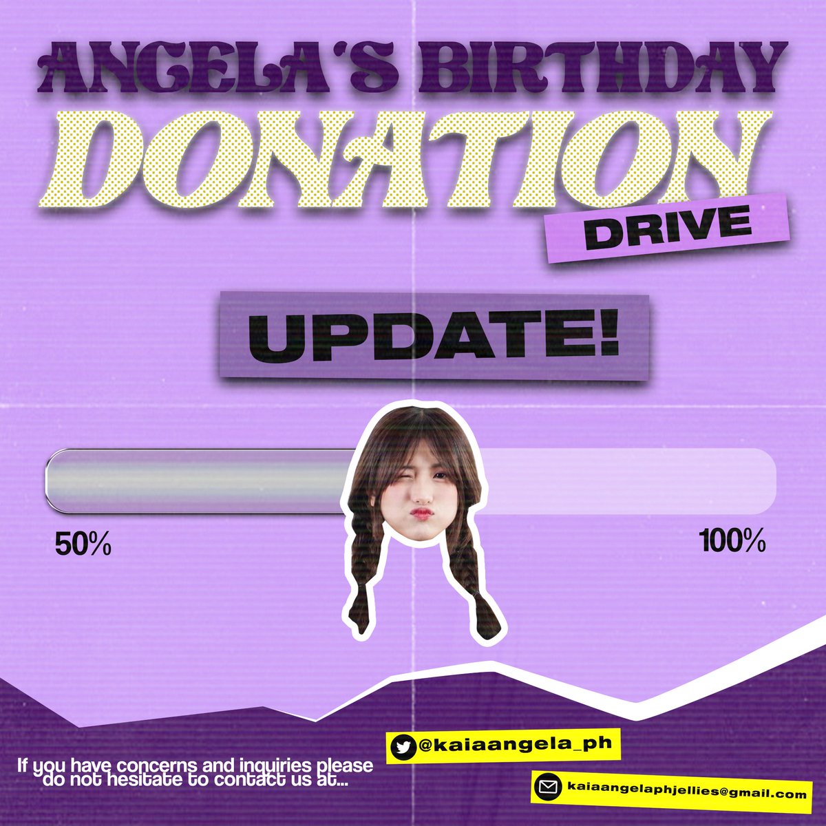 KAIA_AngelaPH's tweet photo. Hello Jellies! As of 09.18.22 we now on our 50% of our target funds.

Please do help us reach our target goal for our Mama Bear Birthday Project 🙏 
Donation drive is up until October 22, 2022.

DONATION DRIVE FORM
📌:https://t.co/seLxKAOsma…

@KAIAOfficialPH #KAIA
#KAIA_ANGELA https://t.co/YcySKJlmeO
