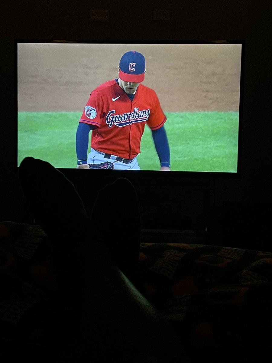 Alynum's tweet photo. While most sports fans were thinking about college football and things like “is JJ McCarthy QB1”, I stayed wit 15
innings of baseball and watched Kirk McCarty deal 3 scoreless to set up the Guards for a sweep of a doubleheader. Postseason baseball for #CLE is a real possibility! https://t.co/vhNlssqvjg