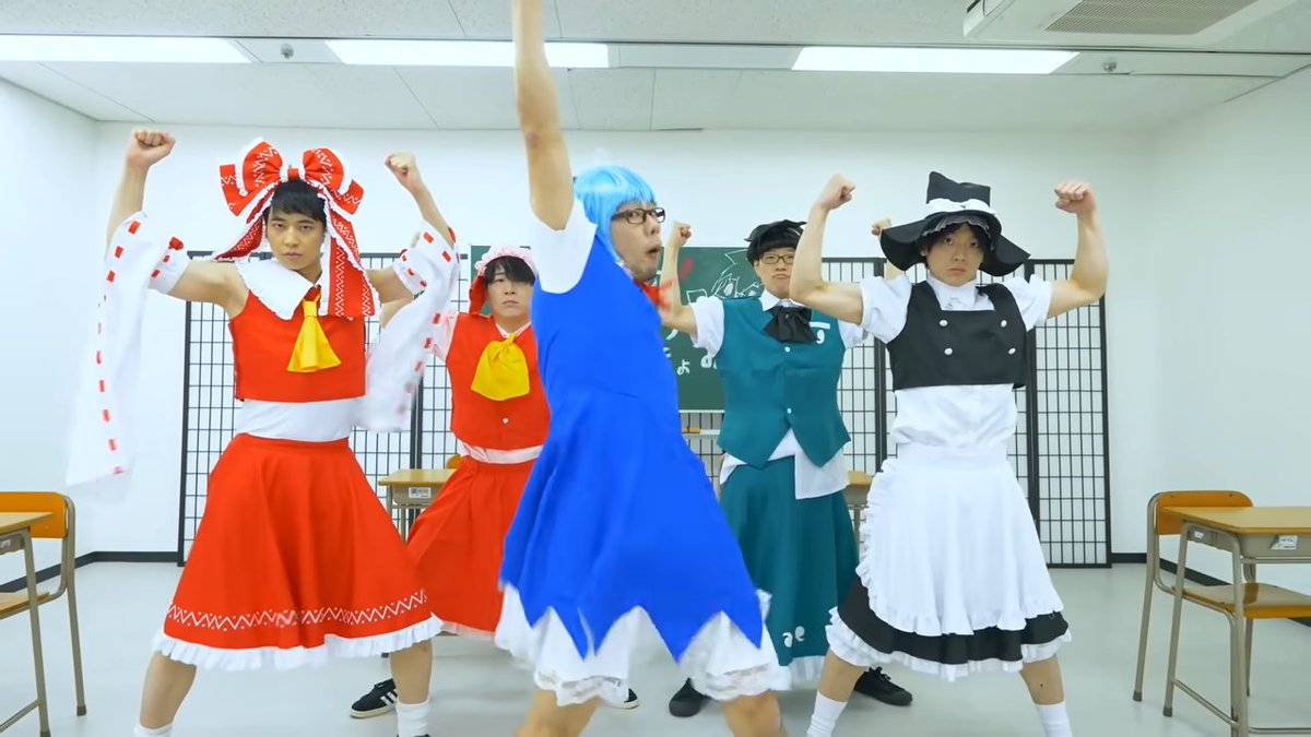 jasmine0928rab's tweet photo. ㉗来てほしい衣装
何というか…想像できるもの大体着てくれてるよねwww
東方コスは全メンバー是非揃えてほしい！残り一人のけいたんさん何がいいかな～✨
紅魔郷でそろえるなら美鈴かパチュリーか・・・妖々夢で行くならアリスか幽々子か紫もいいかなぁ・・・ https://t.co/1MJ0VQHIrN