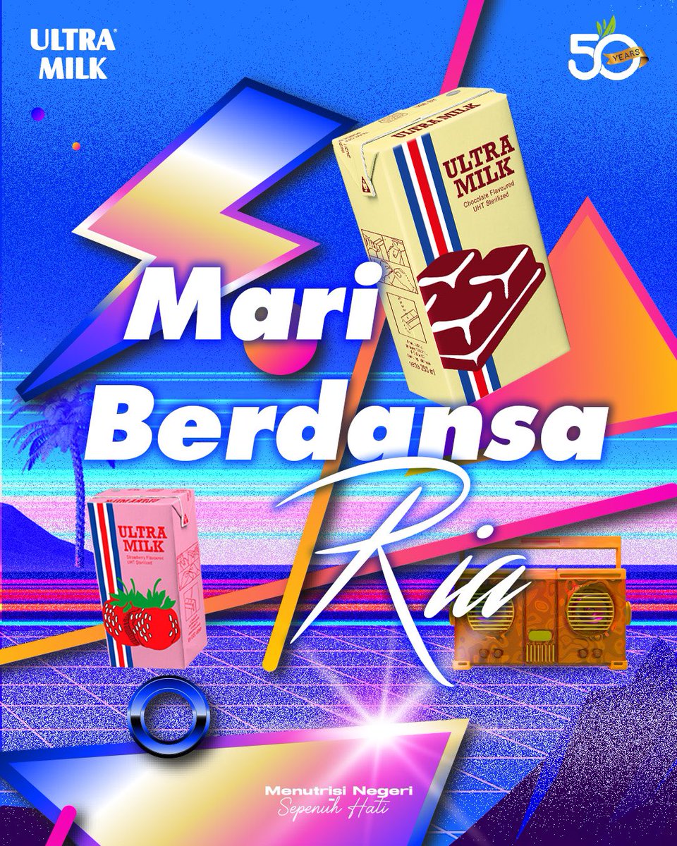 mymilk_id's tweet photo. Terima kasih telah meluangkan waktu untuk kilas balik bersama Ultra Milk di Era 70an.
Nah sekarang waktunya hatimu hepi-hepi bersama Ultra Milk di era 80! Siapkan sepatu dansamu ya, Ultra People!
#UltraMilk
#LoveLifeLoveMilk
#MenutrisiNegeriSepenuhHati
#Ultra50th
#Ultra80s https://t.co/hwPORg3vxl
