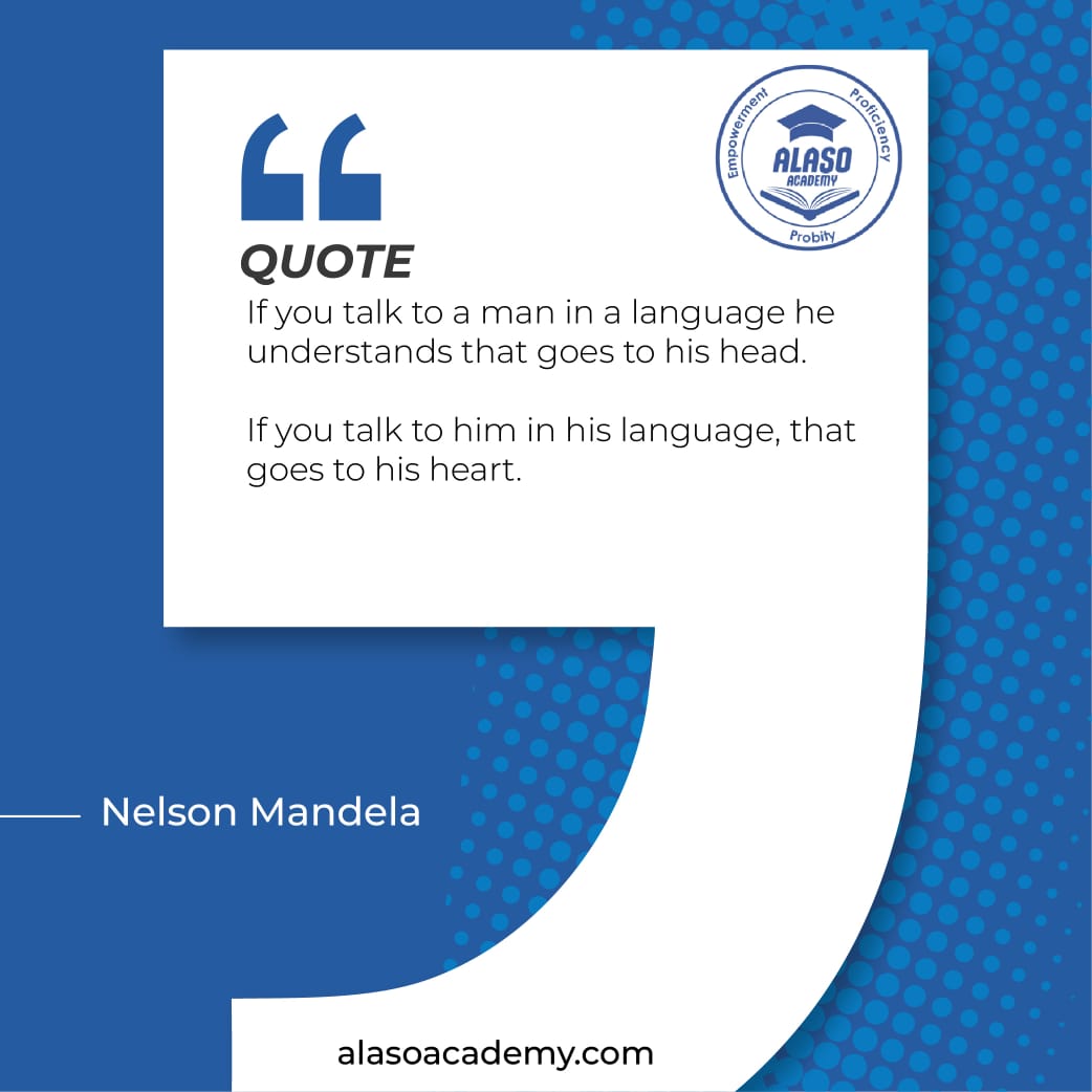 AcademyAlaso's tweet photo. In continuing to raise Deaf awareness, Language plays a pivotal role in life. One way of winning someone over is through learning their language. When we learn SL as a community, we definitely win the hearts of SL users. As Alaso Academy we help you achieve this.

#deafawareness https://t.co/TX43n8ZQ9S