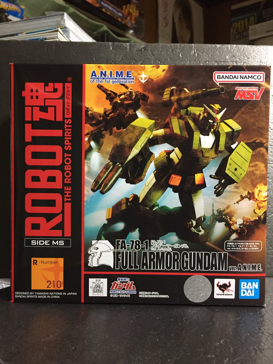 wildchalice91's tweet photo. お昼に届きました。ロボット魂のフルアーマーガンダム。装甲は別パーツになっていてノーマルガンダムに追加装着していくんですね。カッコいい^_^

#Robot魂 #FA781 #フルアーマーガンダム https://t.co/JdJZjt5FQQ
