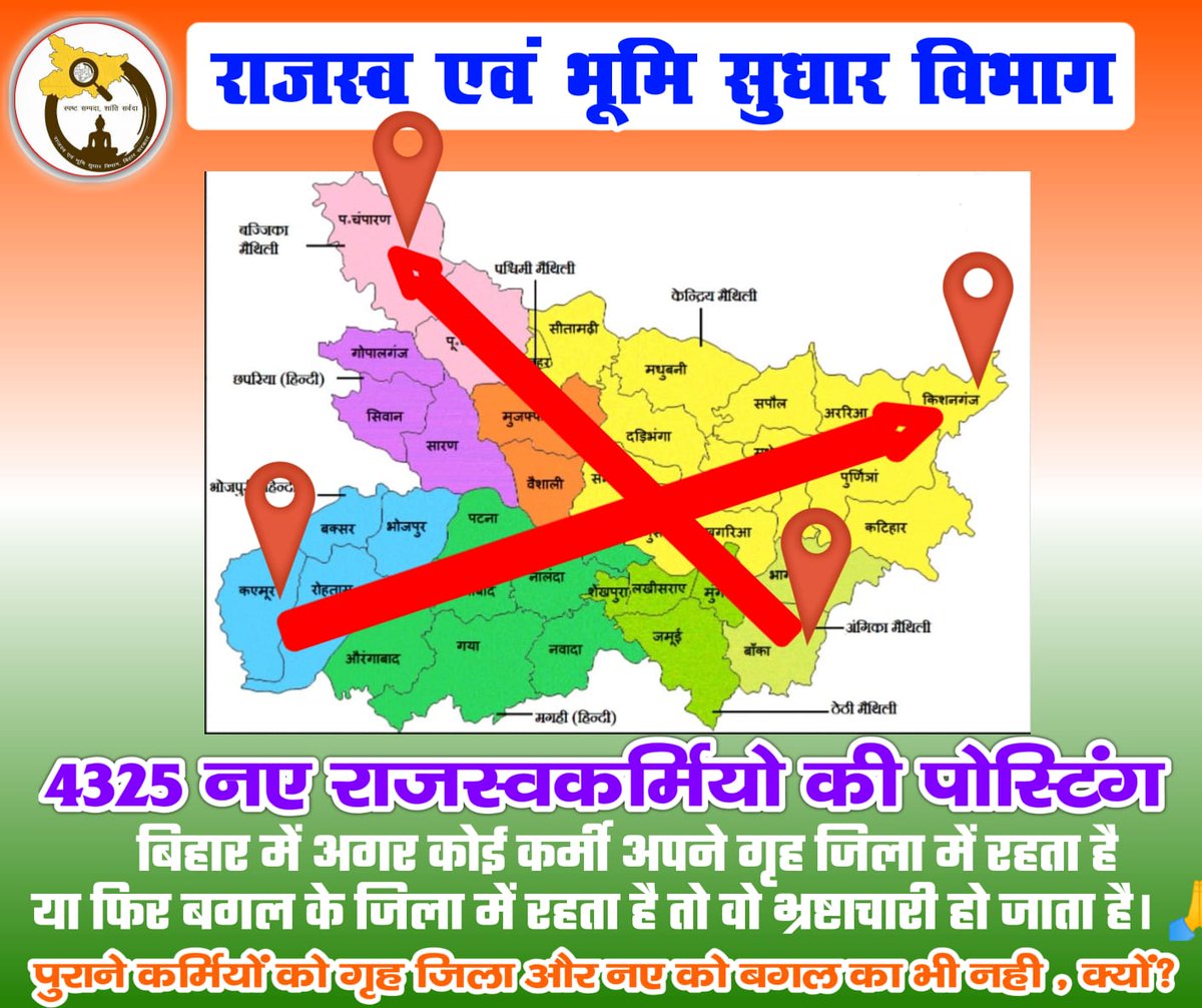 shankarjee303's tweet photo. #गृह_जिला_हक_हमारा
#राजस्व_कर्मचारी_4325

@BiharRevenue
@AlokMehtaMP 
@NitishKumar 
@officecmbihar 
@Sandeep_Saurav_
@yadavtejashwi https://t.co/kudBukO5e2