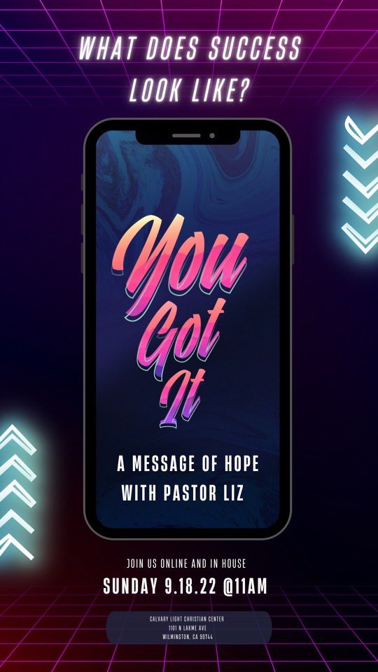 CalvaryLight's tweet photo. You don’t wanna miss Sunday here at Calvary Light 11am with Pastor Liz Diaz https://t.co/hk5ioLxGrD