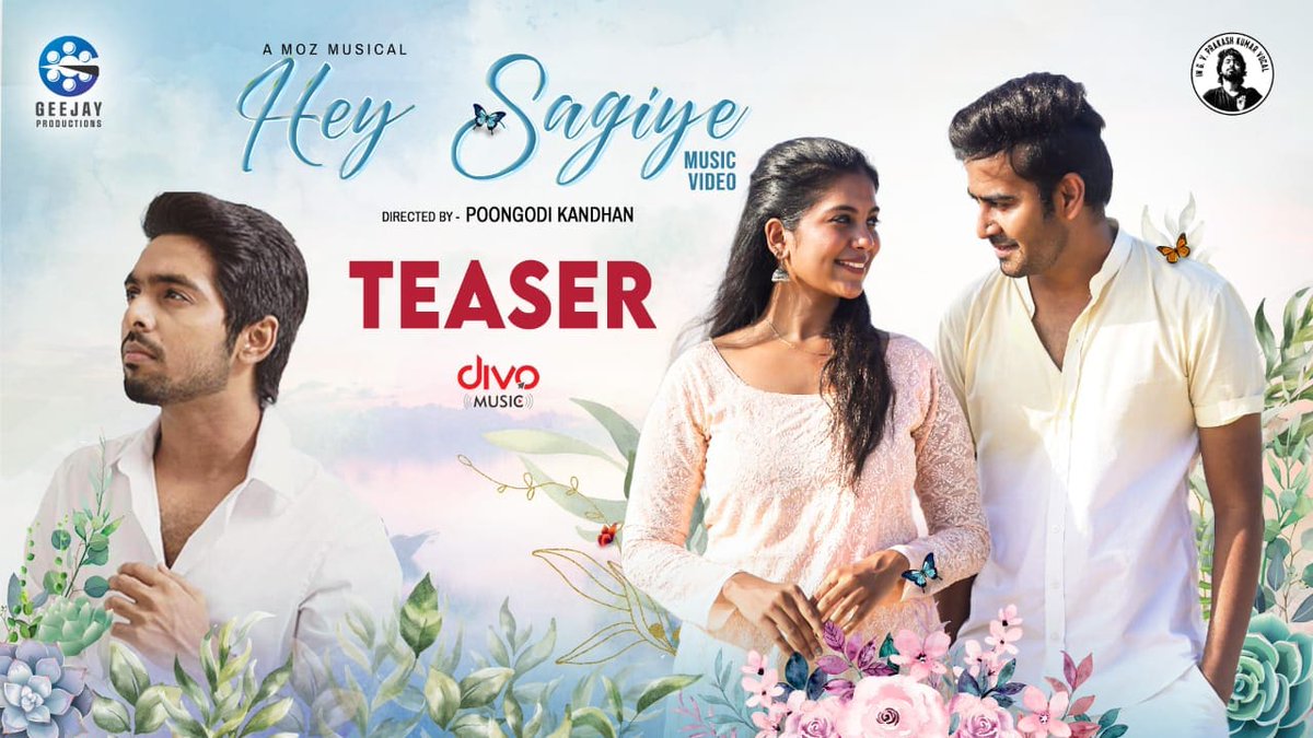 Nikil Murukan (@onlynikil) on Twitter photo Album Song #HeySagiye sung by <a href="/gvprakash/">G.V.Prakash Kumar</a> 🎤starring <a href="/actorgeejay/">Actor Gee Jay</a> and #Dharini Teaser streaming now on <a href="/divomusicindia/">Divo Music</a>
▶️youtu.be/efHf1rFDHFk
Music composed by <a href="/MOZmusiq/">MOZ</a> 🎶
Lyrics by <a href="/AKILANMANI12/">AKILAN MANI</a> ✍️
Director <a href="/poongodi21/">poongodi kandhan</a>
DOP <a href="/PaviKPavan1/">Pavi K Pavan</a>
Editor <a href="/barathvikraman/">Barath Vikraman</a> Album Song #HeySagiye sung by <a href="/gvprakash/">G.V.Prakash Kumar</a> 🎤starring <a href="/actorgeejay/">Actor Gee Jay</a> and #Dharini Teaser streaming now on <a href="/divomusicindia/">Divo Music</a>
▶️youtu.be/efHf1rFDHFk
Music composed by <a href="/MOZmusiq/">MOZ</a> 🎶
Lyrics by <a href="/AKILANMANI12/">AKILAN MANI</a> ✍️
Director <a href="/poongodi21/">poongodi kandhan</a>
DOP <a href="/PaviKPavan1/">Pavi K Pavan</a>
Editor <a href="/barathvikraman/">Barath Vikraman</a>