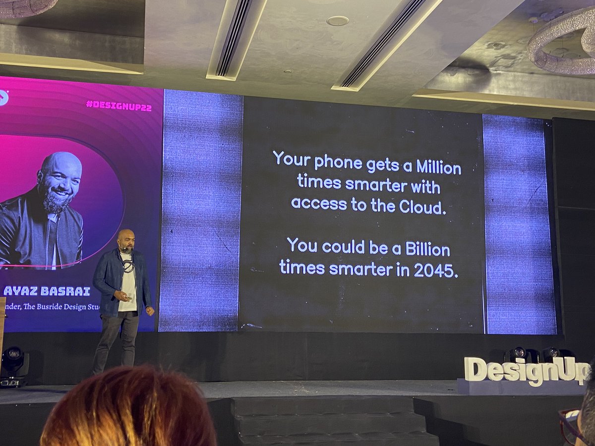 vijay_bhaarath's tweet image. #AyazBasari’s India Futures Project was fun, scary and perspective about India’s future 🙃 #DesignUp22 @DesignUpConf
