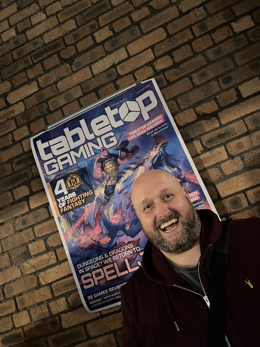 Amazing day with <a href="/TabletopMag/">Tabletop Gaming Magazine🎲</a> and <a href="/nerdod/">Nerd OD</a> everyone was great and happy. It made the atmosphere very welcoming and not too overcrowded #boardgames #boardgamer #tabletopgames #tabletopgaming