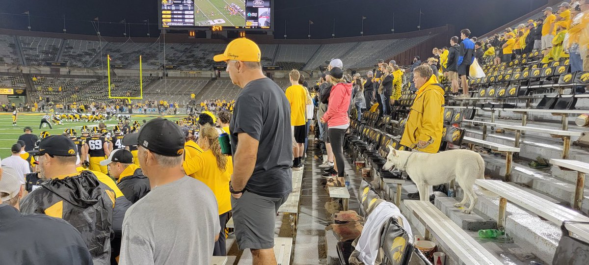 jonsullivan's tweet image. No security at the gates any longer,  so people walking their dog even stopped by