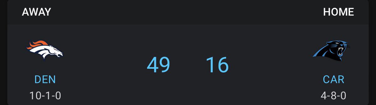 AGS_Gom's tweet photo. A just defeat.  After upsetting the Ravens, next was the #1 Broncos, but the lucky charm got used up.  Schwartz gets a fluke tipped td and then the refs even it up by denying him one.  3 early picks by the D wasted - Brock pwned us the rest of the way.  Time for a bye! #ags4pc https://t.co/qaI0RMGfkW