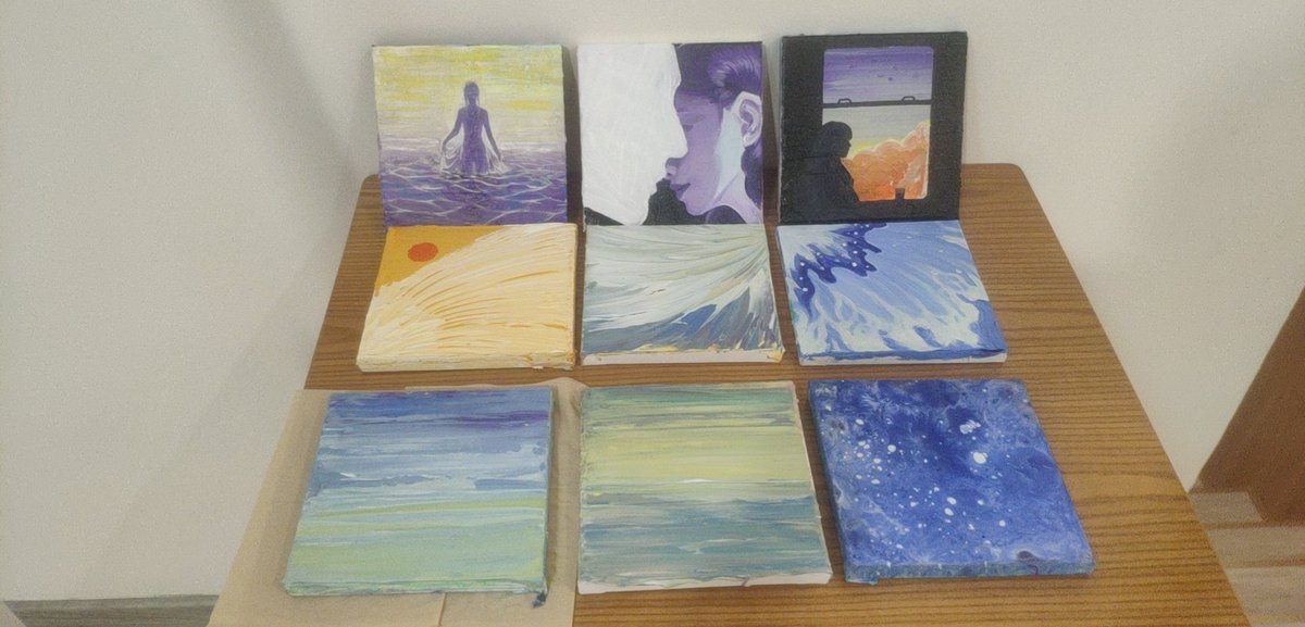 D_esire_OM's tweet photo. 之前在朋友下午茶店帮忙创作的挂画～
#画画 #手绘 #丙烯画 https://t.co/rcKxVWenwZ