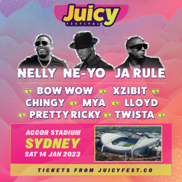 It’s Getting Hot in Here 🔥

We are pumped to announce <a href="/juicyfestco/">Juicy Fest</a> is coming to #AccorStadium on 14 January 2023. 
 
Let’s Go! Throw it back to the ‘90s and 2000s at #JuicyFest 2023 – get your tickets now.

👉 bit.ly/JuicyFestAccor…