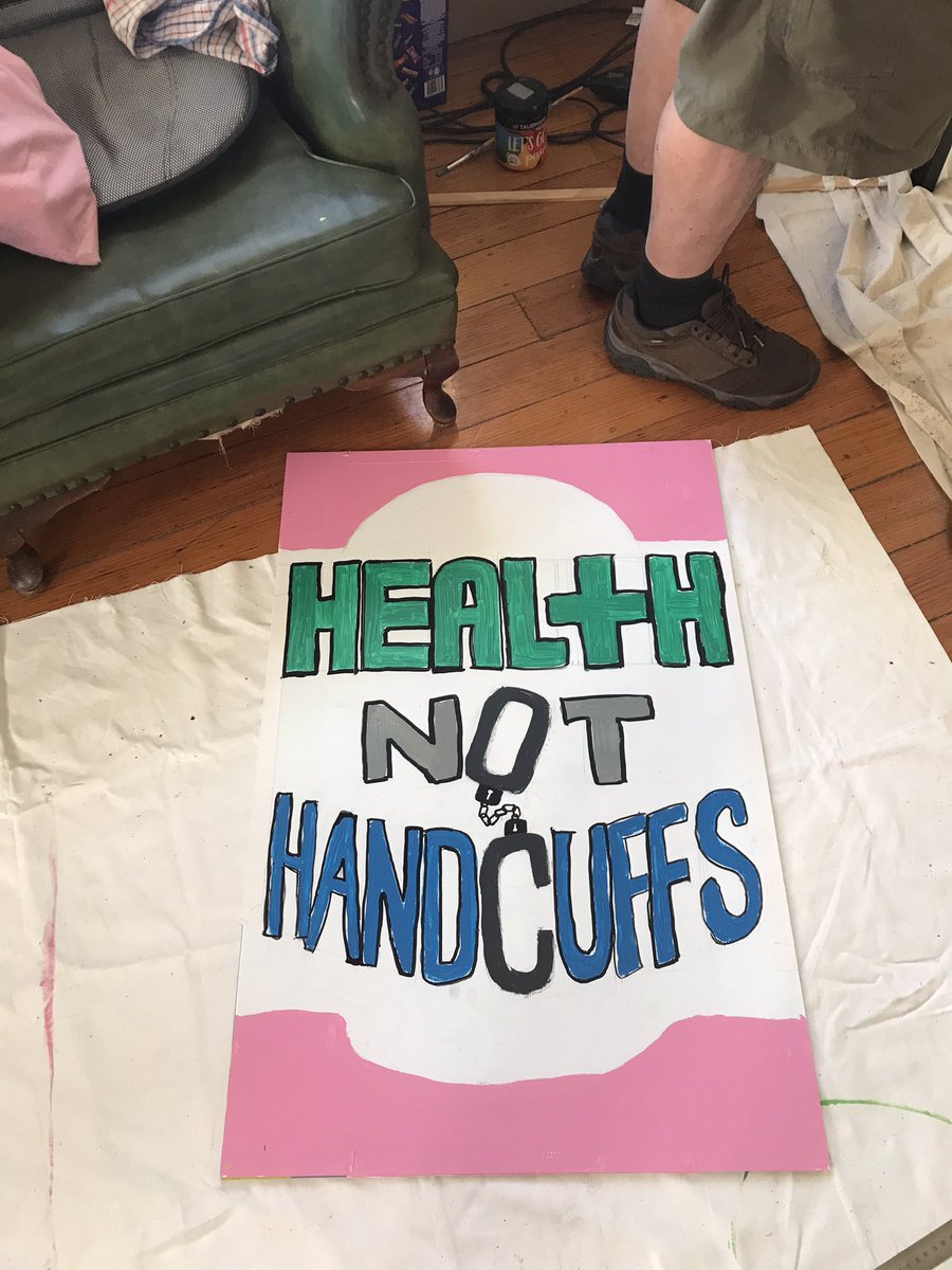 higgspg's tweet photo. Some great banners made at the workshop today for the @HNPcoalition rally coming up in October #HomesnotPrisons https://t.co/7Hw0lClM2A