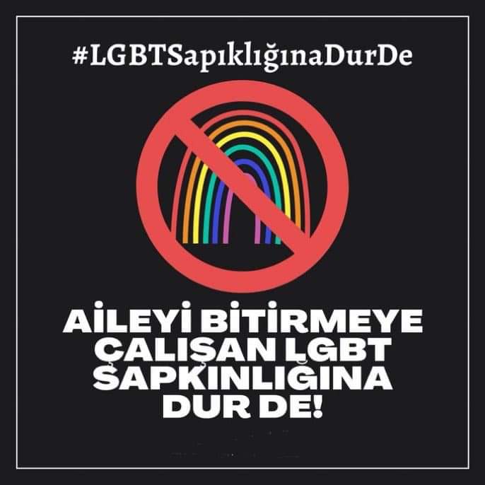 Kadının kadınla, erkeğin erkekle ilişkiye girmesini "Aşk", bunun yürüyüşüne de "Onur Yürüyüşü" diyenlere sessiz kalma Müslüman!

#LGBTdayatması karşı sende safını belli et...

#NefretYürüyüşüneHayır