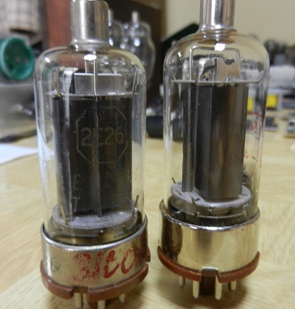 JYATSUYANAGI's tweet photo. 2E26。95年に組み立てた50MHz AM送信機に起用。
#2E26 https://t.co/HGi4S41hEz