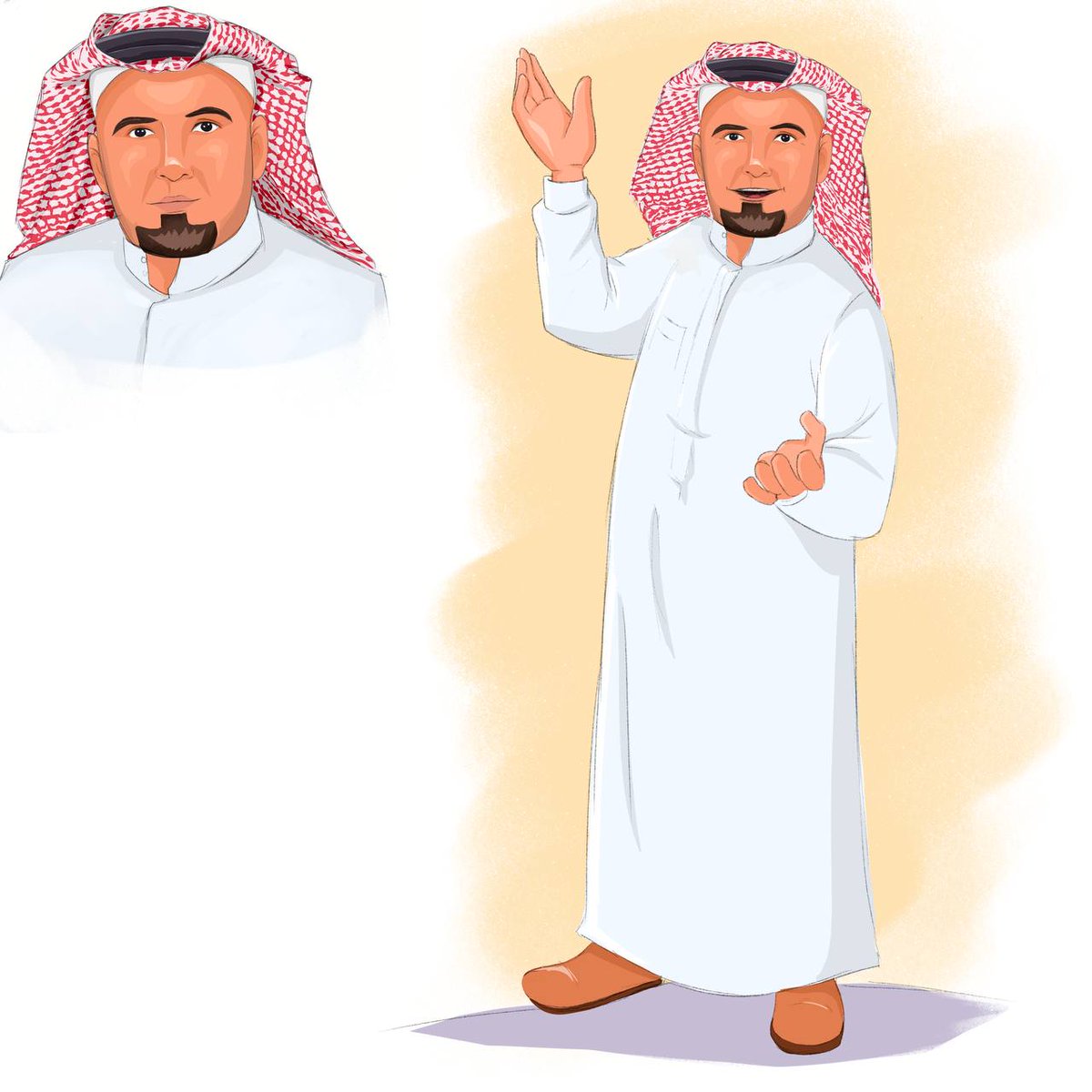 كركتر من رسوماتي لاعمال موشن جرافيك