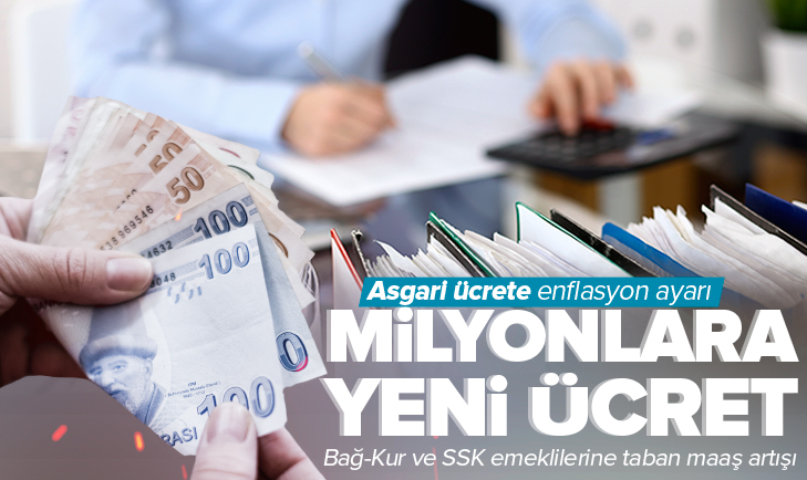 ahaber's tweet photo. Milyonlara yeni zam! Emekli, kamu çalışanı ve asgari ücretlilere müjde  https://t.co/WcfQZ5Ncd4 https://t.co/Qwi8nBRlS5