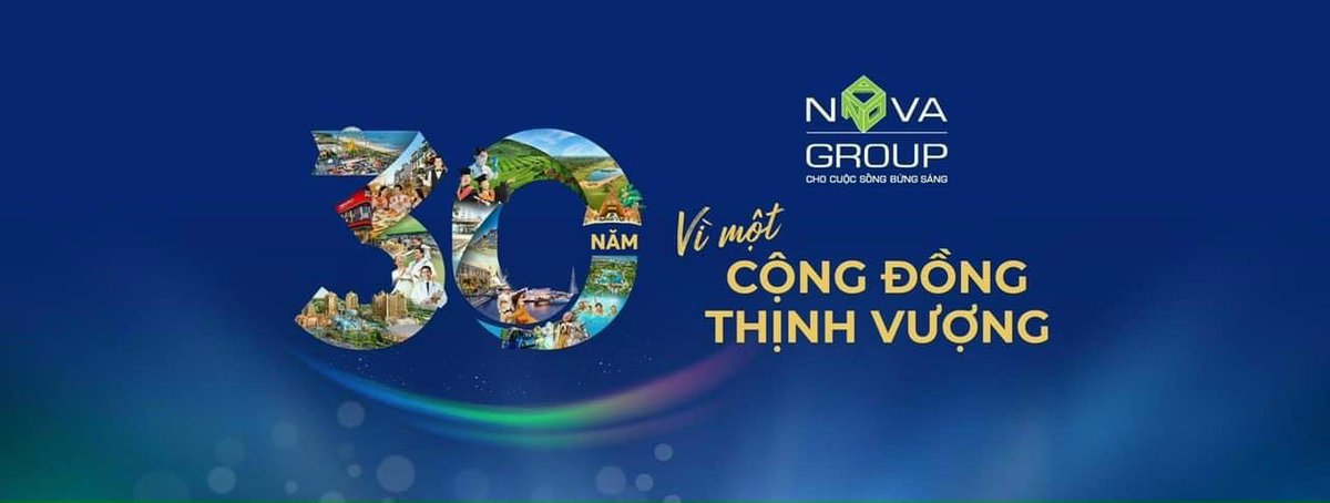 Andy_Realtor's tweet photo. 🎉 🎉 HAPPY BIRTHDAY NOVAGROUP 🎉🎉
18.09.1992 - 18.09.2022
🌟 Nhân dịp kỷ niệm 30 năm Thành Lập Tập Đoàn NovaGroup (18/09/1992 - 18/09/2022). Chân thành cảm ơn Quý Khách hàng đã tin tưởng và đồng hành cùng NovaGroup.
#sinhnhat30namNovaGroup
#Novaland #NovaGroup #Nova30 https://t.co/oYW9uUebJA