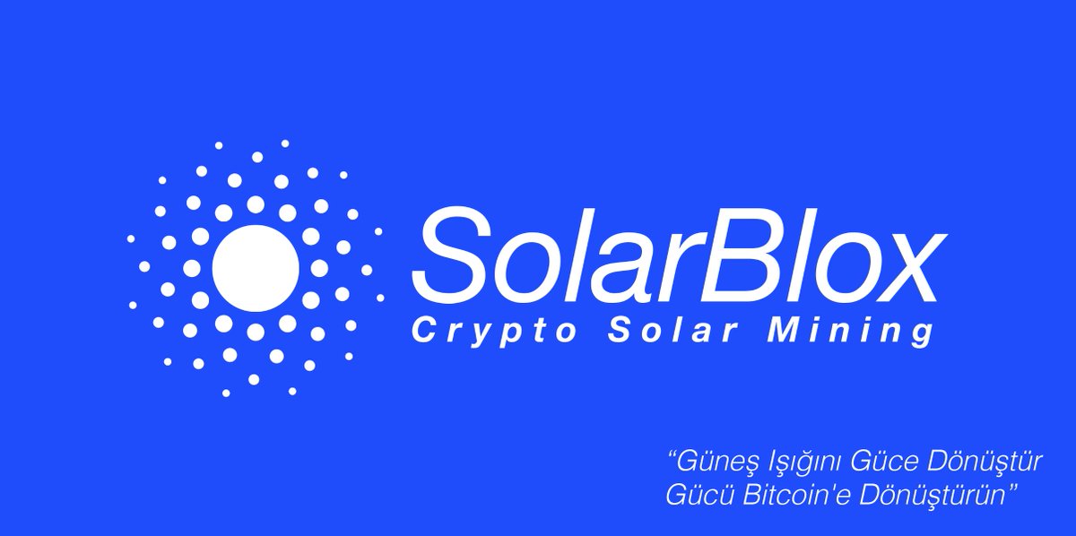 !!! Bir sonraki 100x altcoin burada !!!
“Güneş Işığını Güce Dönüştür
Gücü Bitcoin'e Dönüştürün”