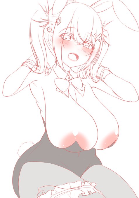 長いバニーさん 