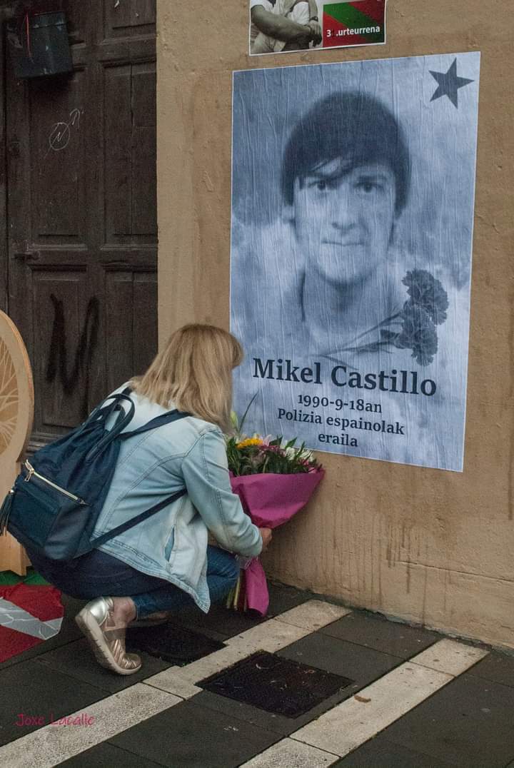 JoseLacalleHuar's tweet photo. Gaur Mikel Castilloren homenaldia
32 urte, beti gure bihotzian https://t.co/Pbc8yrAHWk