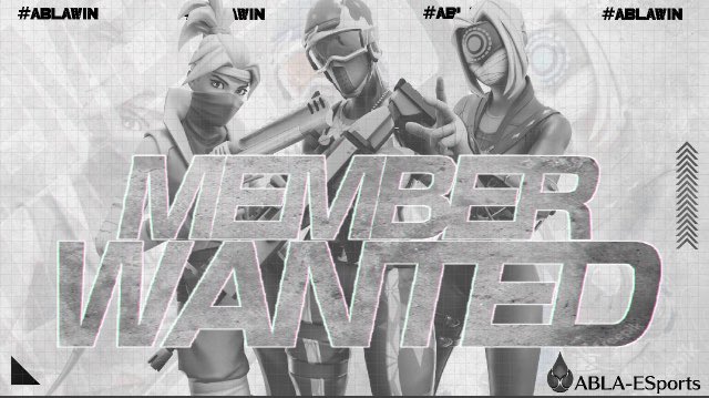 ABLAbetabeta's tweet photo. [ABLAメンバー募集]

【募集部門】

・🎮選手
・🎬editor
・⌨️warrior

【応募方法】
・@ABLAbetabeta のフォロー、このツイートを❤️＆♻️

・リプ、DMへ入隊希望 https://t.co/eJSEUoeeTl